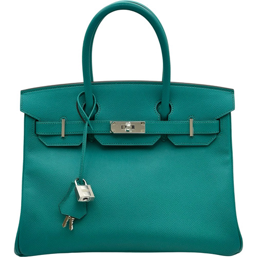 HERMES Birkin 30 Epsom Leather Handbag P Stamp #OKB4612