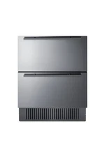 Summit SPR275OS2D 27"W 4.83 Cu. Ft. Outdoor Rated Refrigerator - Stainless Steel