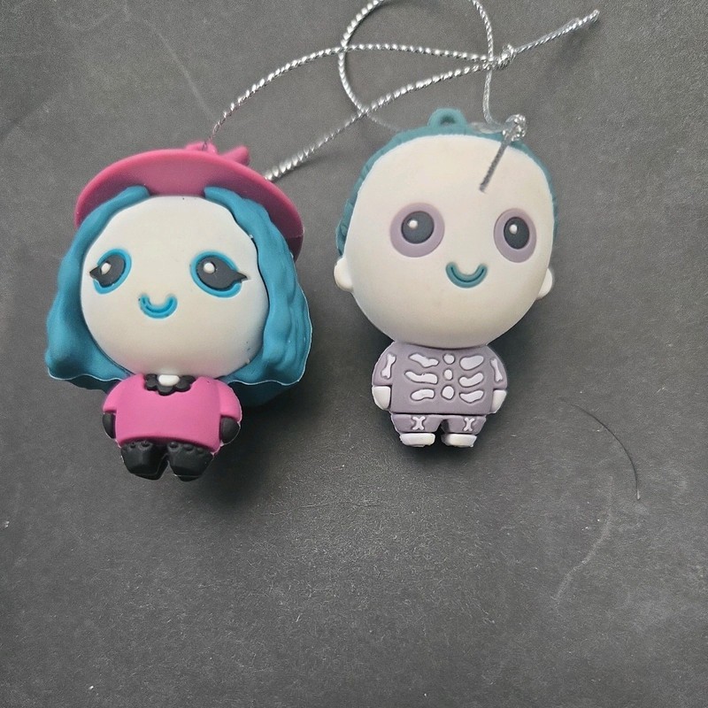 Disney Ornament Nightmare Before Christmas set of 2