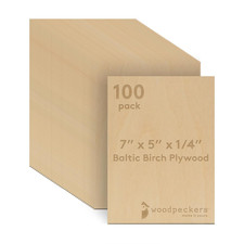 1/4 Inch Baltic Birch Plywood 6 Mm B/BB Grade Craft Wood, for Laser, CNC Cutting