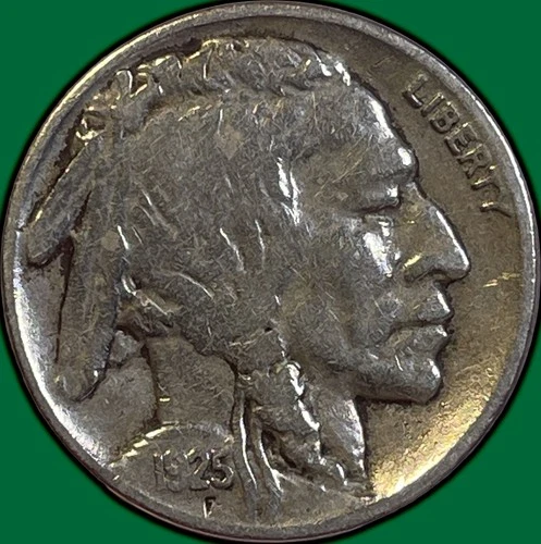 1925-S Buffalo Nickel Very Fine VF Coin #36014