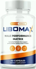 Libomax Male Performance Maximum Strength Pills Stamina & Energy 60ct Pack of 5