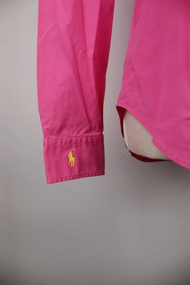 POLO RALPH LAUREN CAMICIA DONNA 6 SLIM WOMAN SHIRT CASUAL VINTAGE COTONE COTTON - Immagine 3 di 4