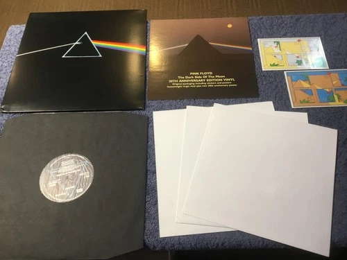 Pink Floyd Dark Side Of The Moon 2003 30th Anniversary 180g Vinyl LP w Posters