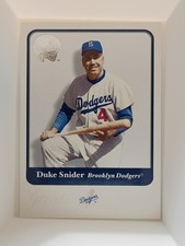 2001 Fleer Greats Of The Game Hof Duke Snider Brooklyn Dodgers #133