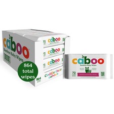 Tree Free Bamboo Baby Wipes 72 Count 99.3 Naturally Derived Safe for Skin