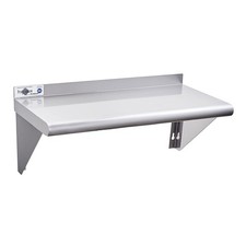 Stainless Steel Shelf 18” x 36”, 350 lb Commercial Shelves Wall Mounted Metal