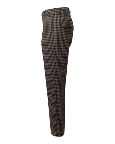 Acne Studios Boston Checked Trousers in Multicolor Wool - Picture 3 of 7
