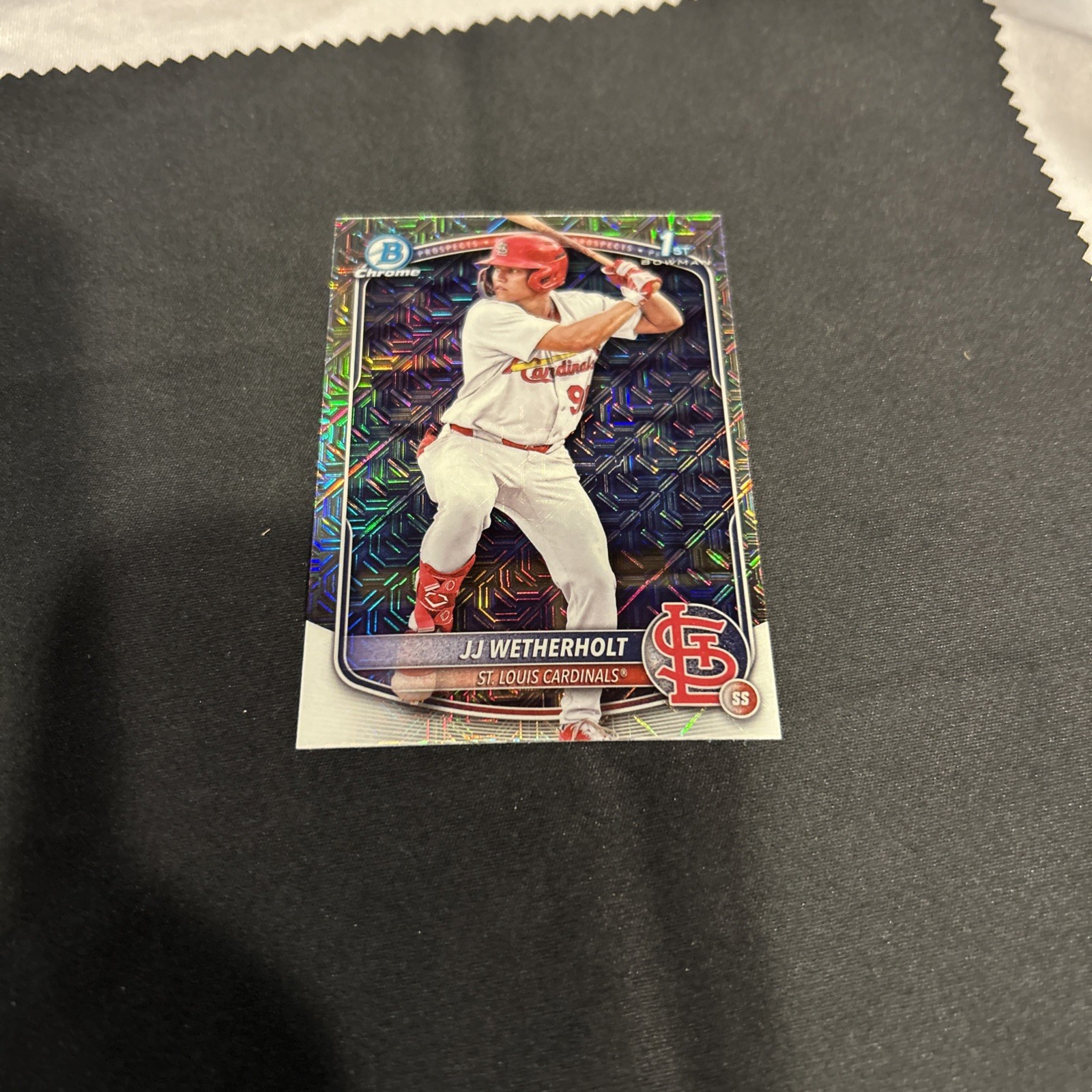 2025 Bowman - Chrome Prospects JJ Wetherholt #BCP-22 Mojo Refractor (RC)