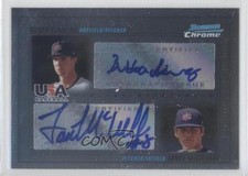 2010 Bowman Chrome USA Dual 281/500 Bubba Starling Lance McCullers Jr Auto 1j2