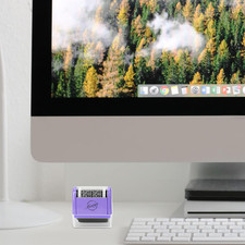 Wide Identity Theft Protection Roller Stamp Set - Purple 3 Refill Ink Included