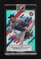 2025 Topps Pristine Aqua Pristine Pulsar Refractor /199 Yoshinobu Yamamoto #176
