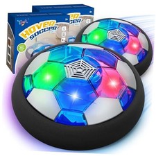 LED Hover Soccer Ball Boy Toys, Air Power Kids Training Ball Playing Blue blue