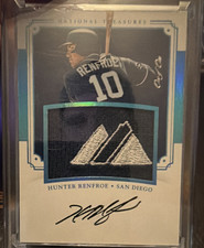 Panini 2017 National Treasures Hunter Renfroe RC Jersey Auto #RJSV-HR