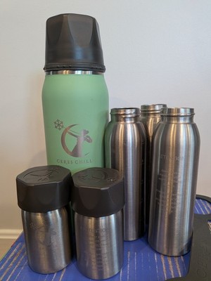 Bundle - Breastmilk Chiller Container by CERES CHILL Touching Grass 32oz