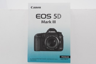 Canon EOS 5D III Anleitung Francais +++ von classic-cameras +++
