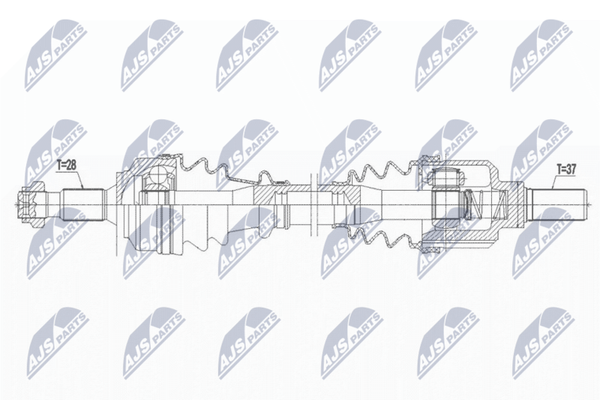 Nty Antriebswelle NPW-PE-061 FüR CitroËN Peugeot Toyota-image