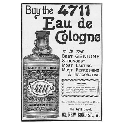 4711 EAU DE COLOGNE Victorian Advertisement 1896