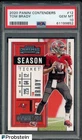 2020 Panini Contenders Season Ticket #12 Tom Brady Buccaneers PSA 10