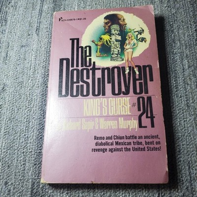 The Destroyer King's Curse #24 Richard Sapir Warren Murphy 1976 Pinnacle