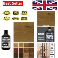 Natural Light Oak Wood Stain – Non-Toxic & Matte Finish for All Wood Types 250ml