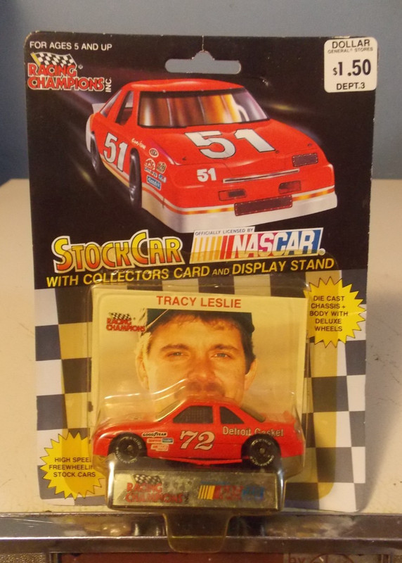RACING CHAMPIONS TRACEY LESLIE REPLICA DIECAST RACE CAR