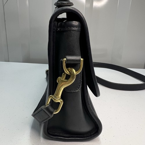 Coach Court Vintage 9870 Navy Blue Leather Brass Hardware with Hangtag EUC - Picture 2 of 16