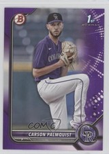 2022 Bowman Draft Purple /250 Carson Palmquist #BD-31 s3g
