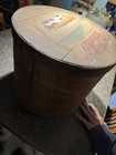 Americana folk Art,  Wooden Dairy  vintage primitive cheese box — photo 3