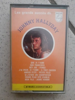 JOHNNY HALLYDAY 1 K7 audio Les grands succès de JOHNNY HALLYDAY 7102 174 - Photo 1/2