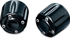 Kuryakyn 6339 Hand Grip End Cap Weight Gloss Black for Motorcycle 1 Pair