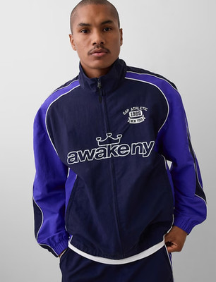 Gap × Awake NY Recycled Oversized Track Jacket flash ship 3days