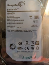 New Unsealed Seagate Barracuda ST1000DM003 Desktop Hard Drive - 1 TB 