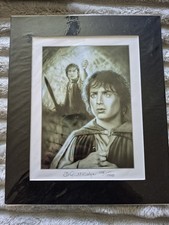 Lord Of The Rings Limited Edition Frodo Baggins Print Duncan Gutteridge115/1000.