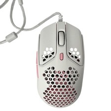 HyperX Pulsefire Haste Gaming Mouse White Pink Honeycomb Wired USB PC