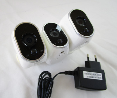 3x Netgear Arlo VMC3030 Kamera, Überwachungskameras Set als ungeprüft