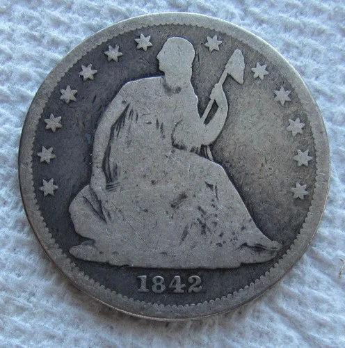 1842-P Seated Liberty Half Dollar — photo from another recent sale