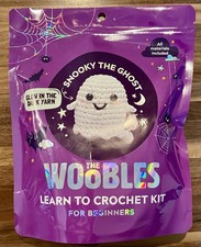 New The Woobles Crochet Kit - Snooky The Ghost - Glow in Dark Yarn