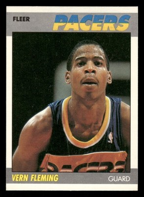 1987-88 Fleer Basketball Card #38 Vern Fleming