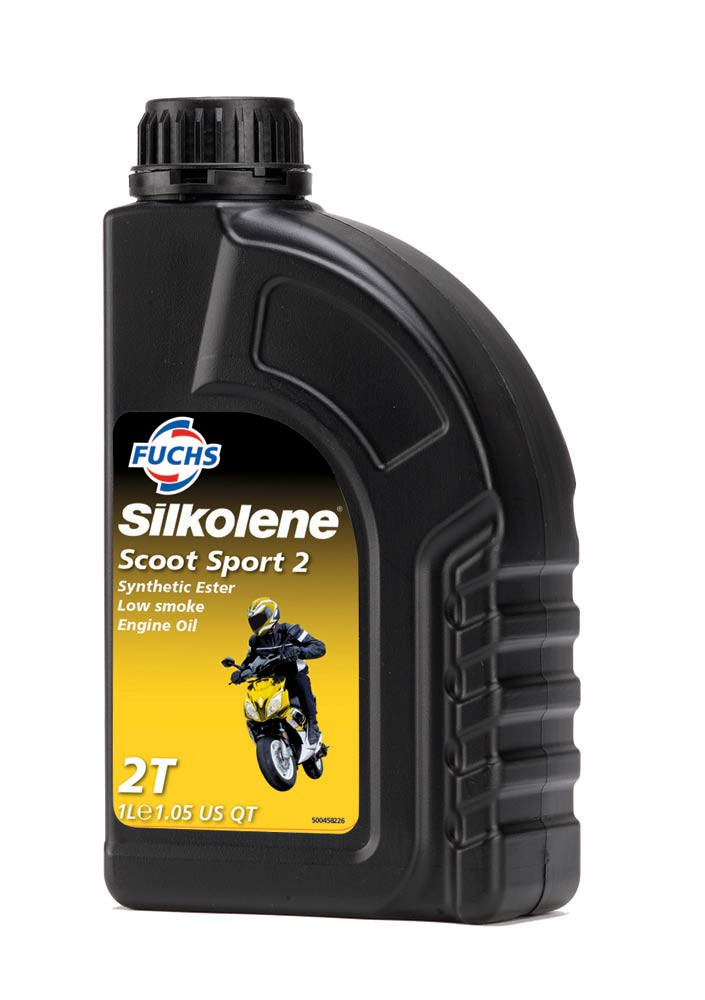 Huile moteur 2T SCOOT SPORT 2 100% synthèse 1L lubrifiant haute performance
