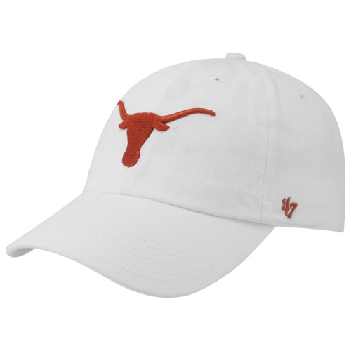 Herrenhut '47 weiß Texas Longhorns Vintage Clean Up verstellbar - Bild 2 von 4