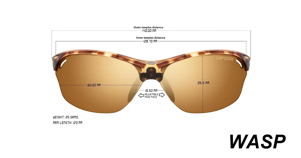 Tifosi Wasp, Matte Black with Clarion Blue/AC Red/Clear Lenses #1280100122 - Image 4 of 4