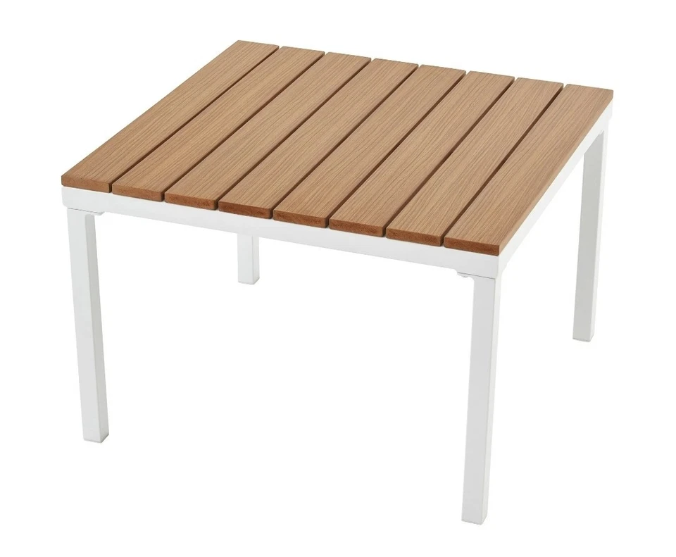 Mainstays Westmont 4-Piece Cushion Outdoor Chaise Sectional, White - Image 3 of 4