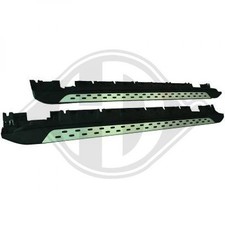 Diederichs Design Trittbretter Set f&uuml;r Mercedes GLK X204  2008-2015 INKL. ANBAUM