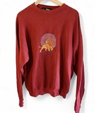 Vintage 90s The Lion King Disney Original Crewneck Sweatshirt Sz S/M 1990s