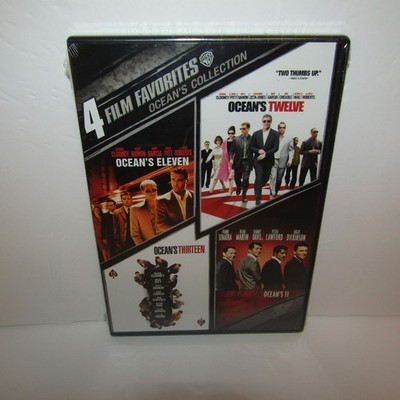Oceans Collection 4 Film Favorites DVD Ocean's Eleven Oceans 11 12 &13 New