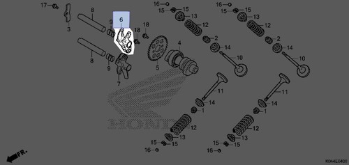 Honda 2014-2016 NSS In Vlv Rocker Arm 14430-KWR-000 New OEM - Picture 1 of 1
