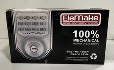 Elemake AX-MKD001 Keyless Entry Door Deadbolt - Silver