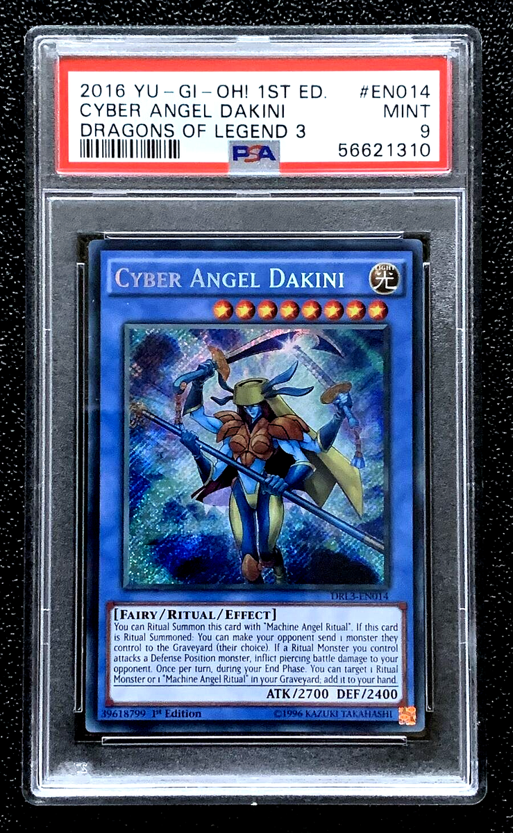 YU-GI-OH! Cyber Angel Dakini – Secret Rare, 1st Edition, Aus Dragons Of Legend: Unleashed