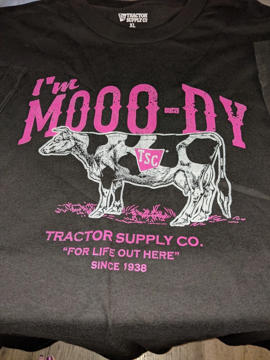 BRAND NEW with Tags Tractor Supply Co. Mooo dy T shirt Size